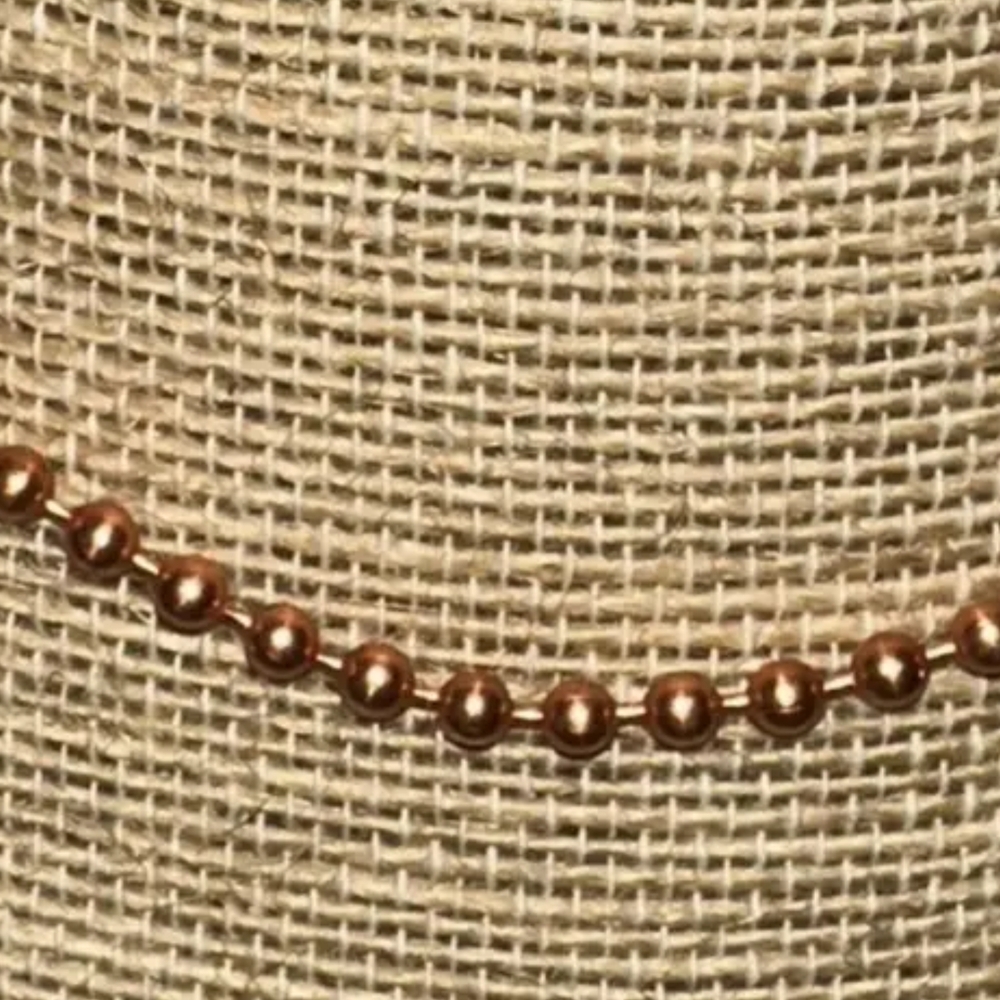 NWT Copper Ball Chain 16" Necklace